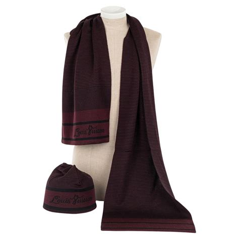 louis vuitton wool hat scarf|Louis Vuitton twilly scarf.